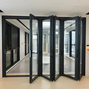 93-Aluminum-Patio-Accordion-Passive-Balcony-Sliding-Glass-Bifold-Folding-Door